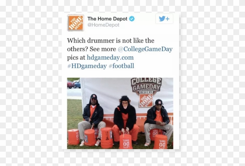 Home Depot Find The Difference Dumb Tweets - Controversial Social Media Post Clipart