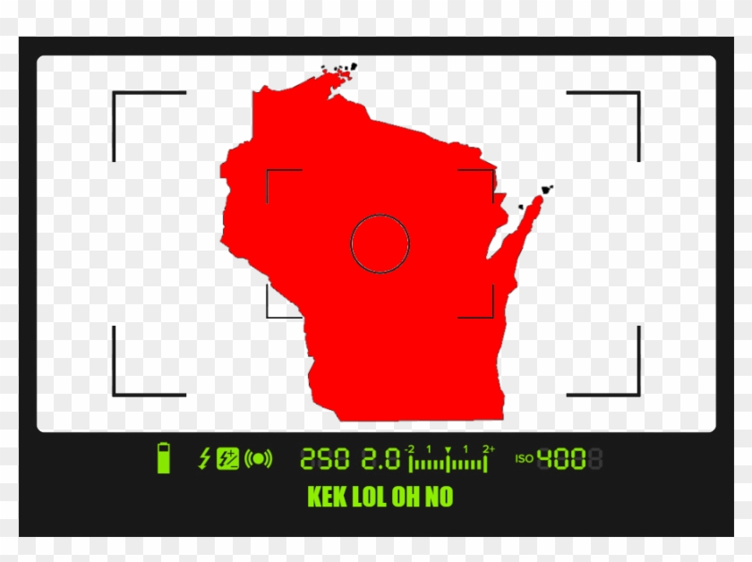 No Background Wisconsin Outline , Png Download - Funny Map Of Wisconsin Clipart #2947434