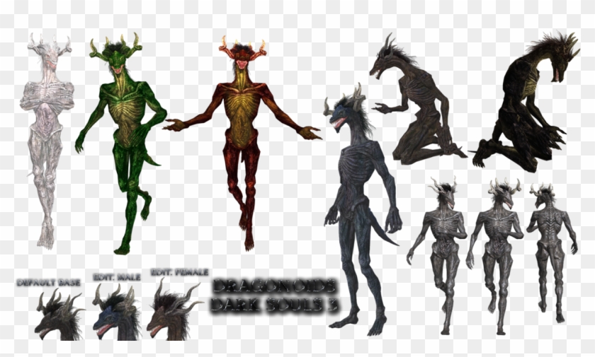 Dark Souls 3 Mods - Skyrim Dragonoids Clipart
