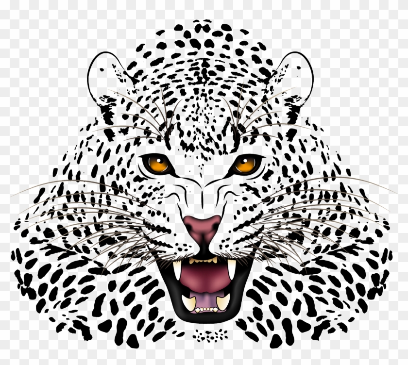 Leopard Cheetah Png - Vector Art Free Clipart #2948382