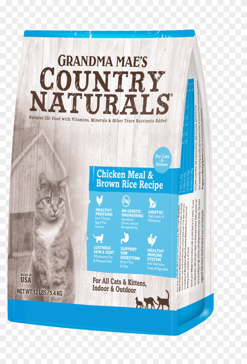 Non-gmo Formula For Cats & Kittens - Grandma Mae's Cat Food Clipart #2948964