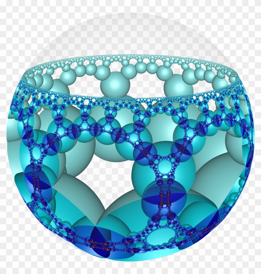 Hyperbolic Honeycomb 3 8 6 Poincare - Circle Clipart #2949010