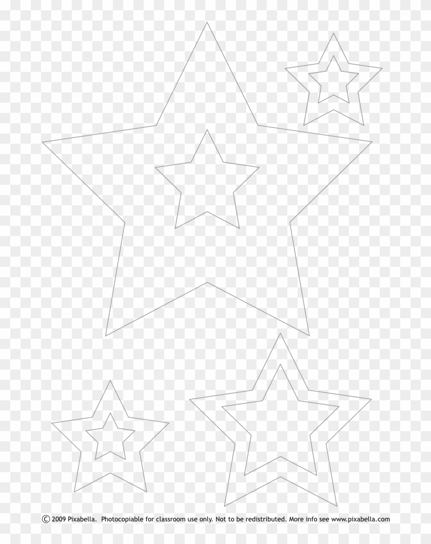 Free Printable Color Stars Shapes Trials Ireland - Drawing Clipart #2949131