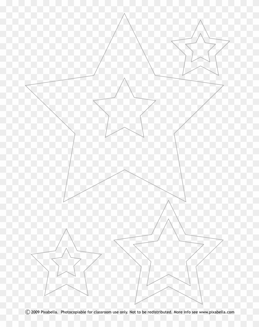 Free Printable Color Stars Shapes Trials Ireland - Drawing Clipart