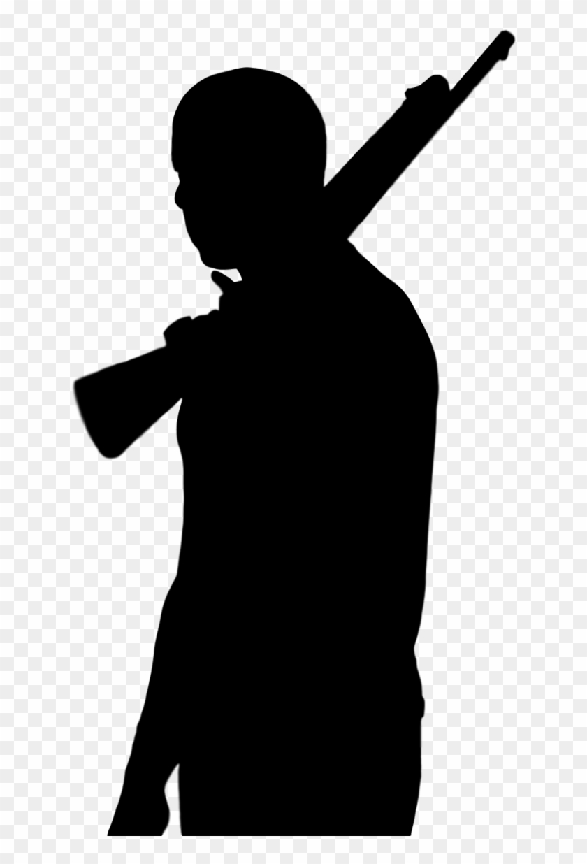 Soldier Silhouette - Silhouette Clipart #2949379