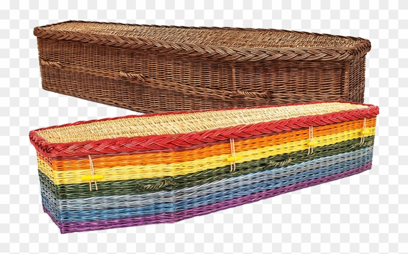 English Willow Coffins - Storage Basket Clipart