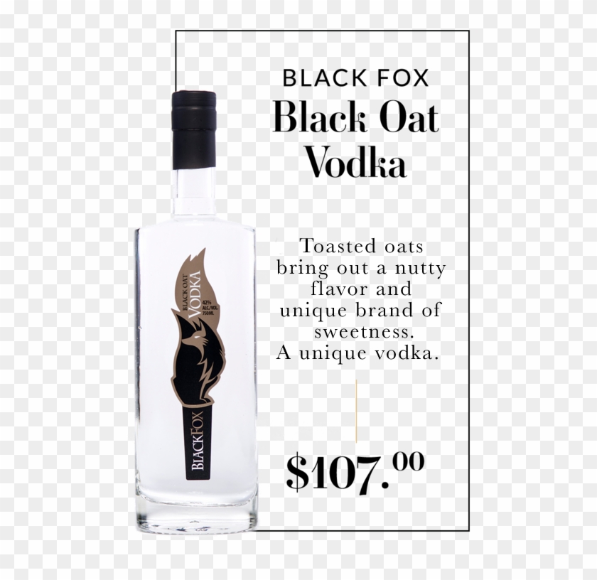 Black Oat Vodka - Glass Bottle Clipart #2949576