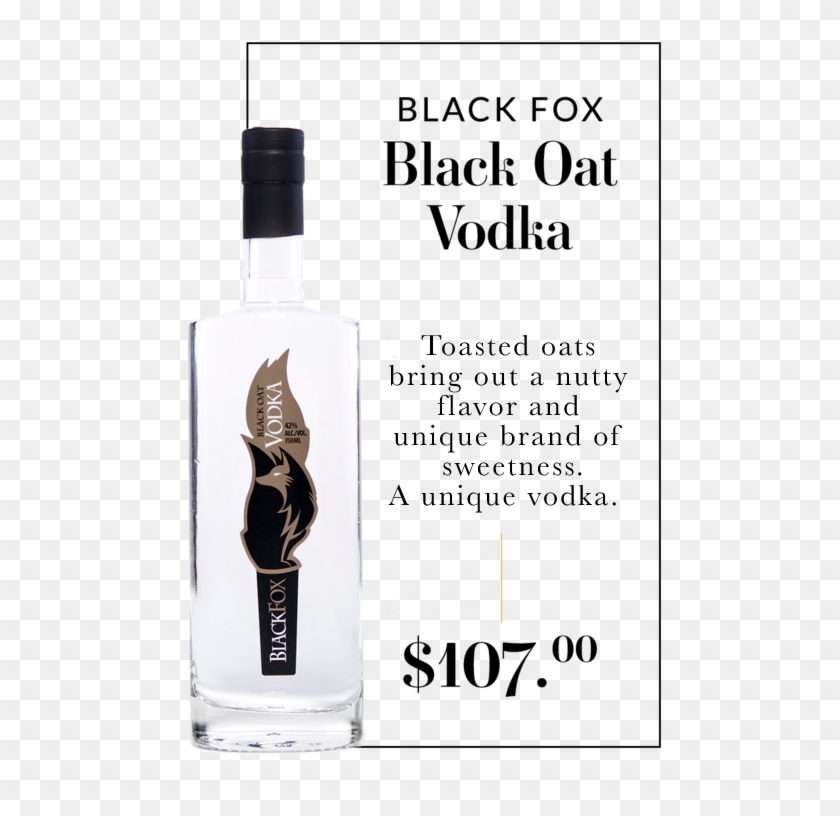 Black Oat Vodka - Glass Bottle Clipart