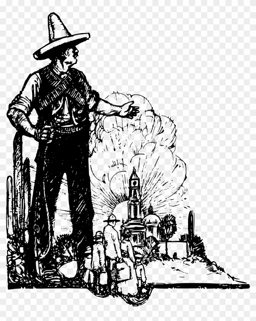 This Free Icons Png Design Of Bandito And Family - Bandito Silhouette Clipart