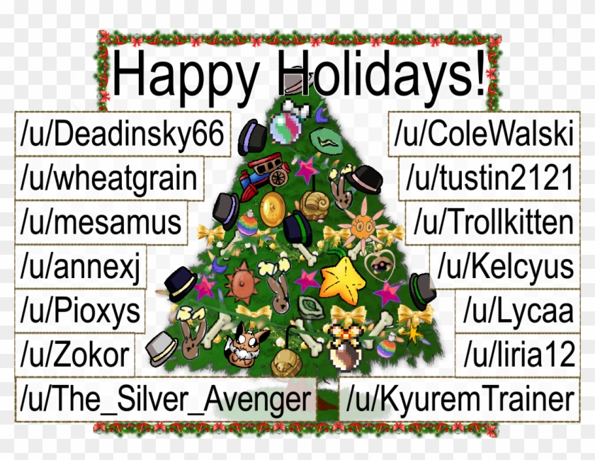 Happy Holidays Tpp From The Tpp Holiday Collab - Christmas Tree Clipart #2950293