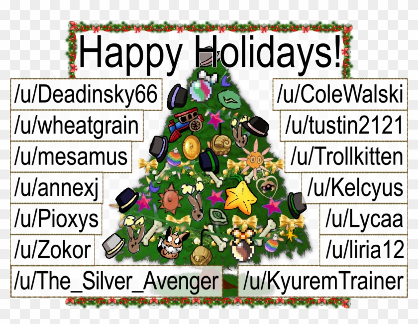 Happy Holidays Tpp From The Tpp Holiday Collab - Christmas Tree Clipart