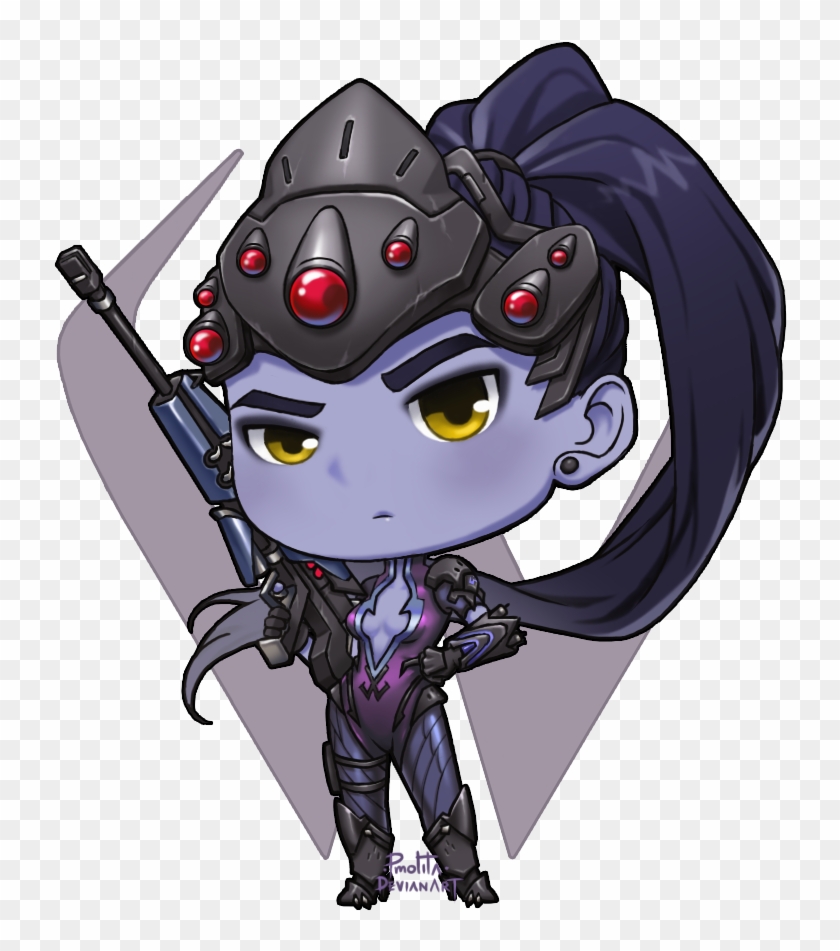 Widowmaker's - Chibi Widowmaker Fan Art Clipart