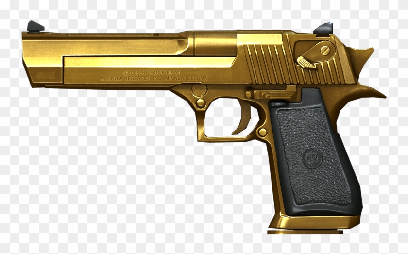 Golden Desert Eagle Transparent Clipart