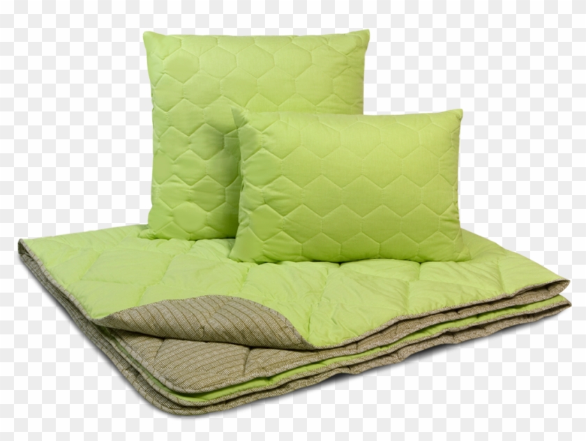 Подушка Одеяло Бамбук , Png Download - Pillow Clipart #2950939