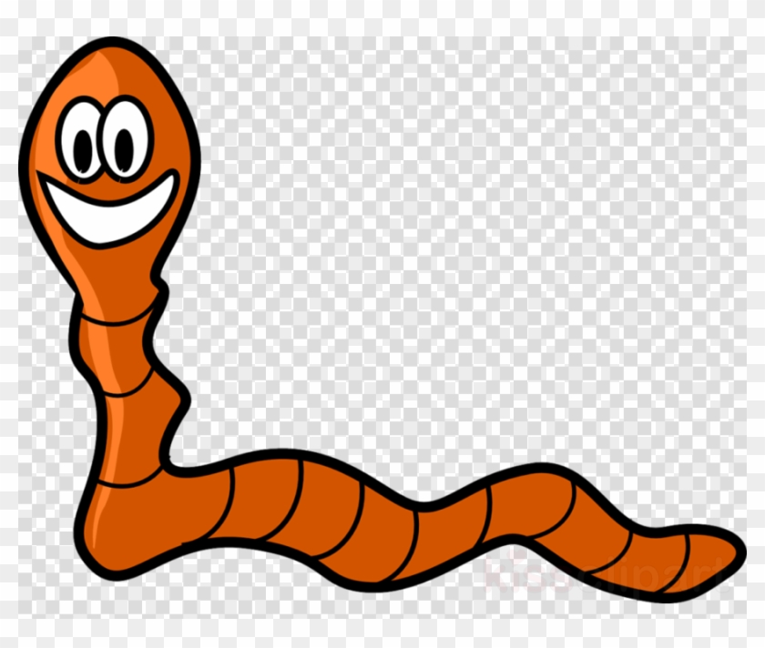 Transparent Background Worms Clipart Worm Clip Art - Transparent Crescent Moon Vector - Png Download
