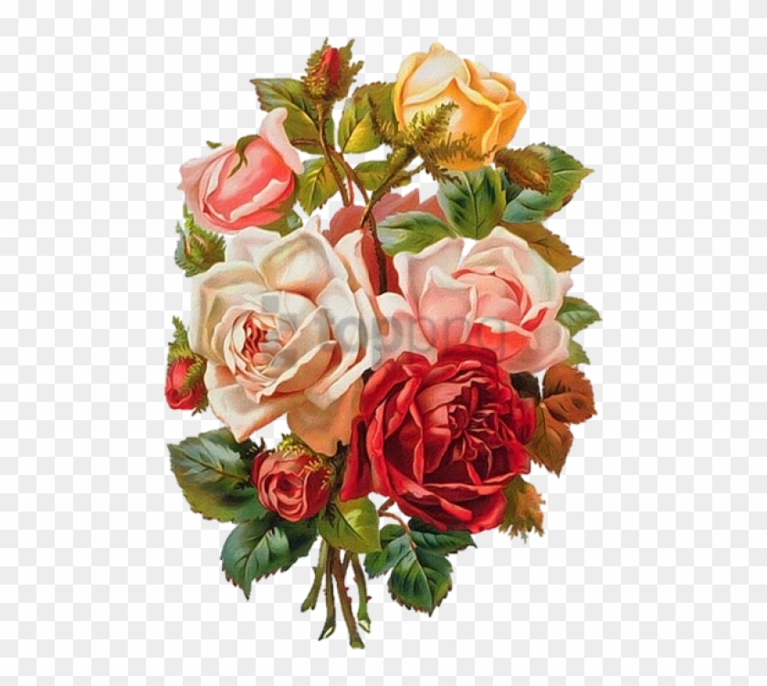 Free Png Винтажные Цветы В Для Декупажа - Flowers Images Hd Png Clipart #2951267