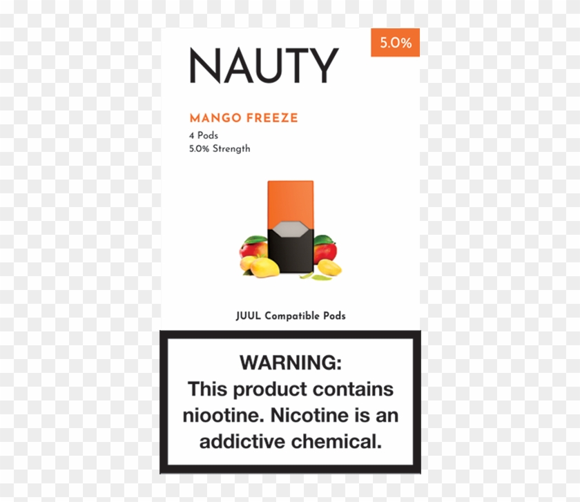 Nauty Mango Freeze Pod - Flyer Clipart