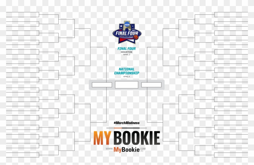 March Madness Bracket - 2016 Ncaa Men's Division I Basketball Tournament Clipart