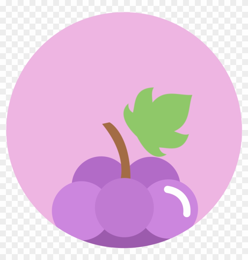 Download Svg Download Png - Grapes Minimal Clipart
