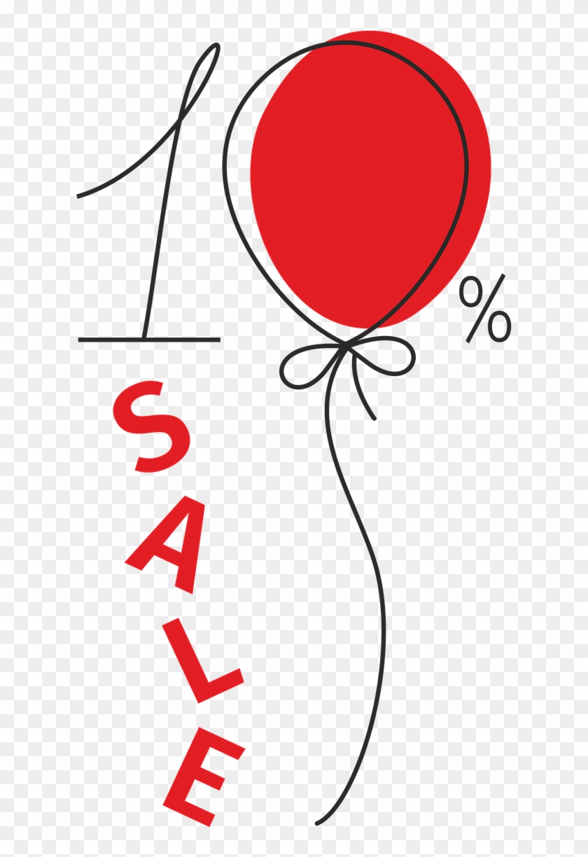 A Discount Sale Balloon Png Image - Globos De Descuentos Png Clipart
