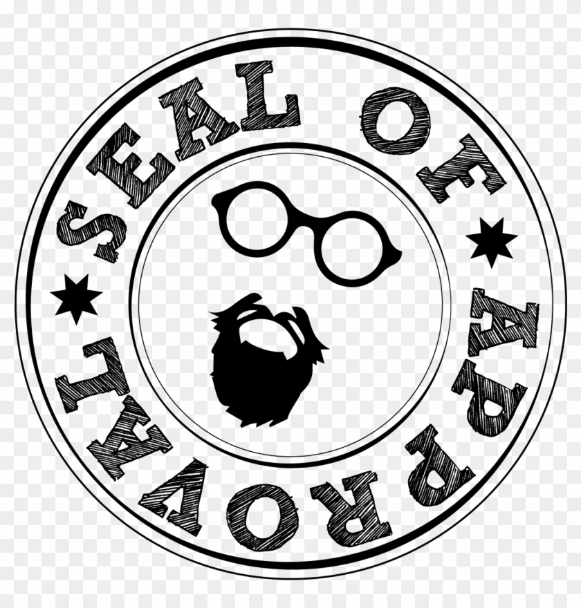 Vector Freeuse Stock Beard Clipart Amish - Seal Of Approval Png Transparent Png #2952701