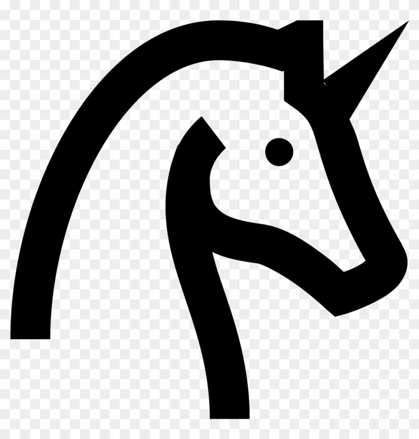 This Icon Represents A Unicorn - Unicorn Icon Free Clipart #2953130