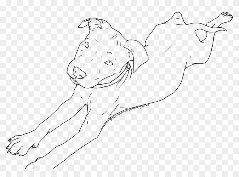 New How To - Draw A Pit Bull Clipart #2953363