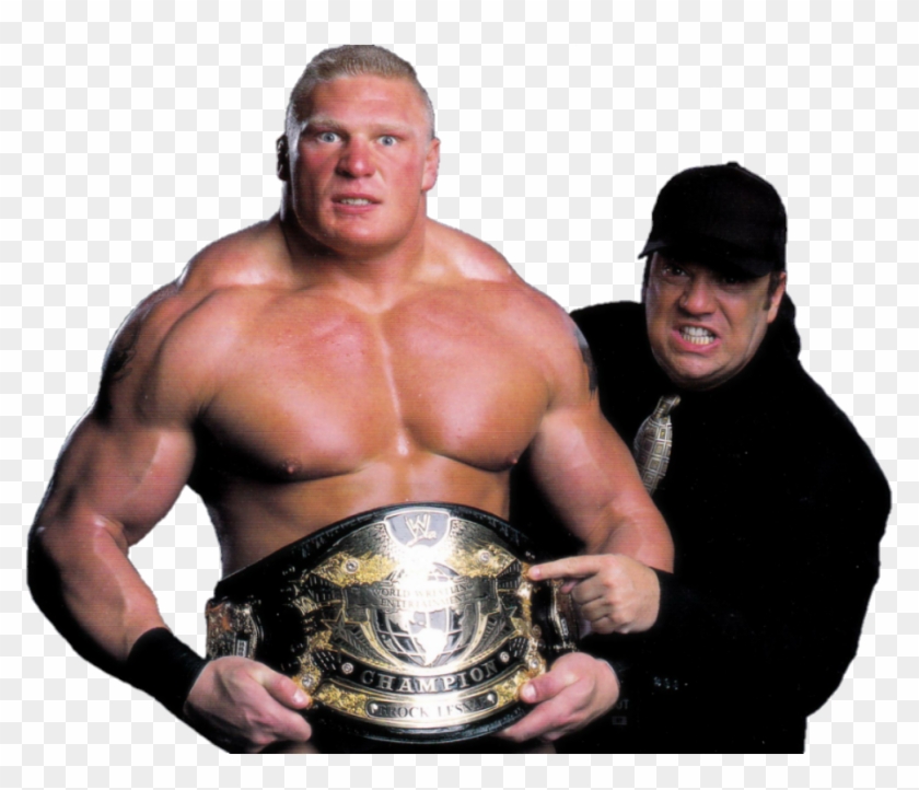 Brock Lesnar & Paul Heyman - Brock Lesnar And Paul Heyman 2002 Clipart #2953419