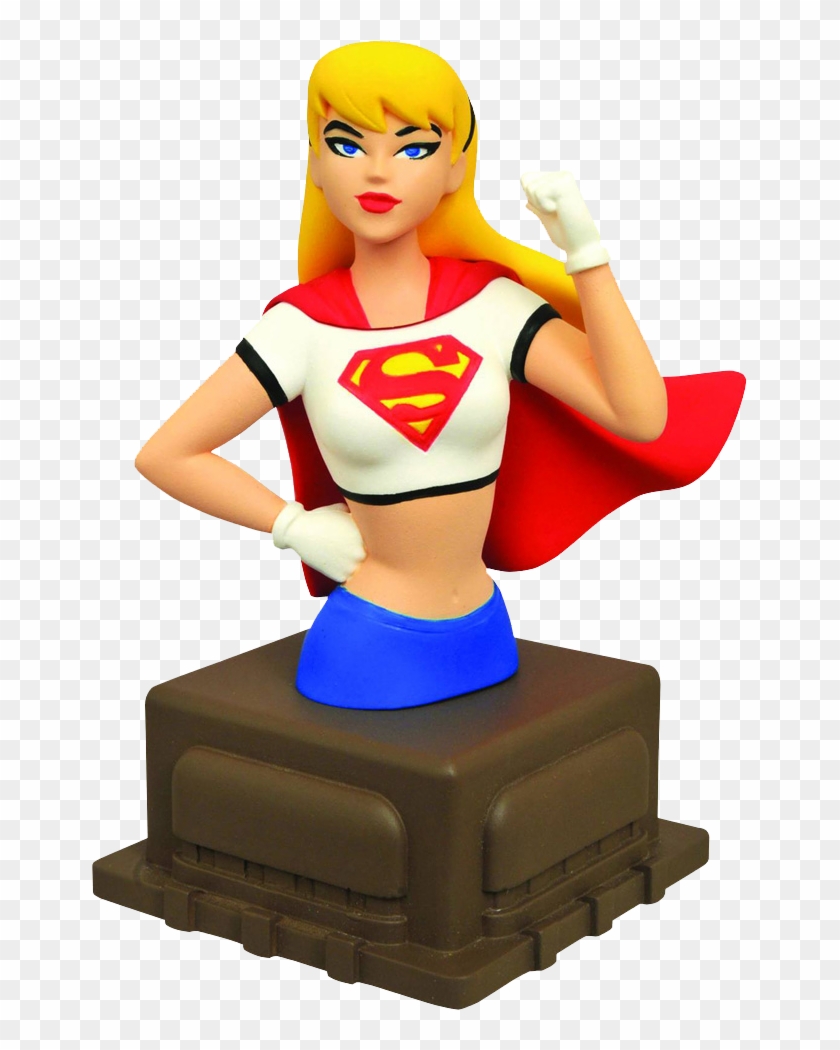 The Animated Series - Superman The Animated Series Bust Supergirl Clipart