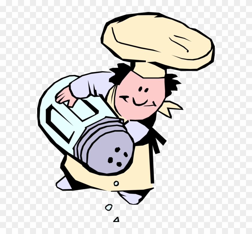 Vector Illustration Of Culinary Cuisine Restaurant - Salt Cartoon Png Clipart #2953689