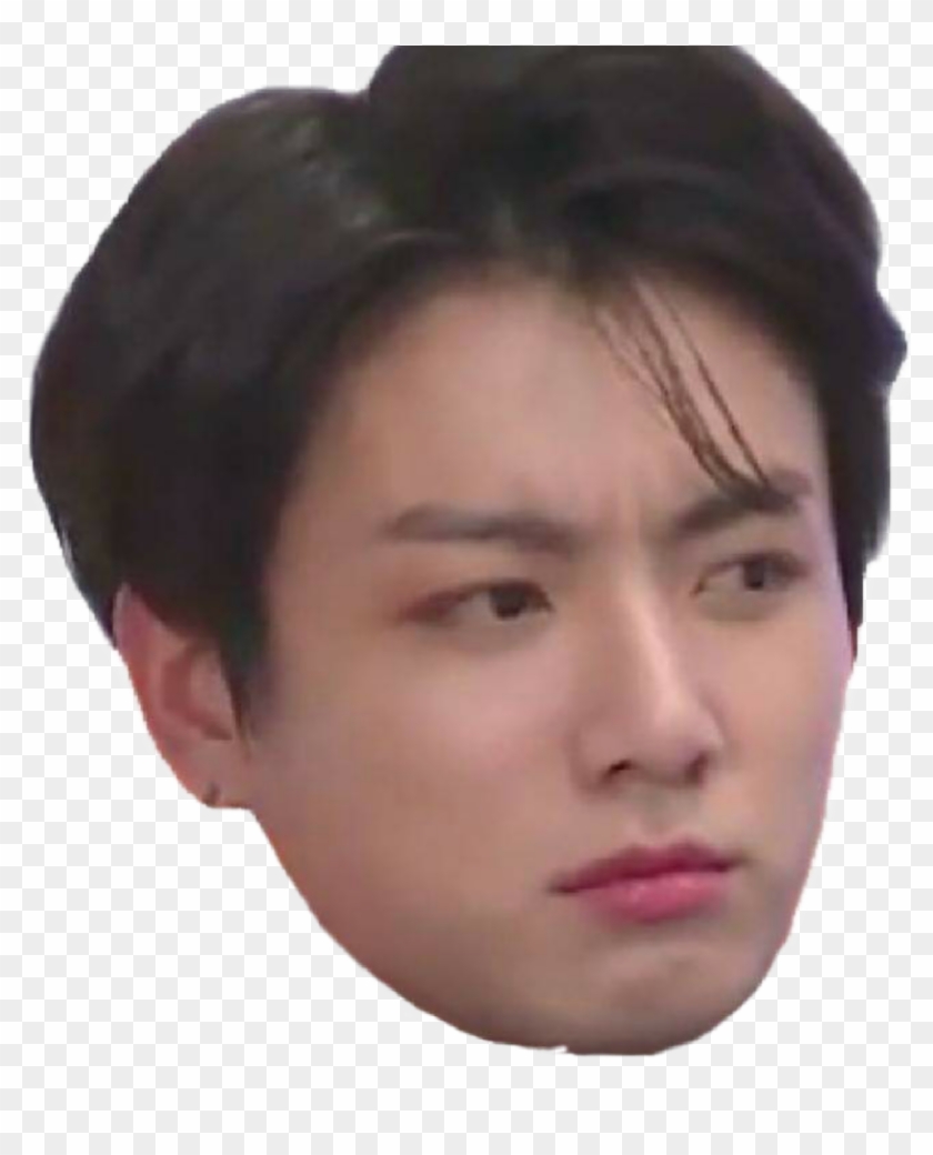 #jungkook #meme #face - Jungkook Face Meme Png Clipart