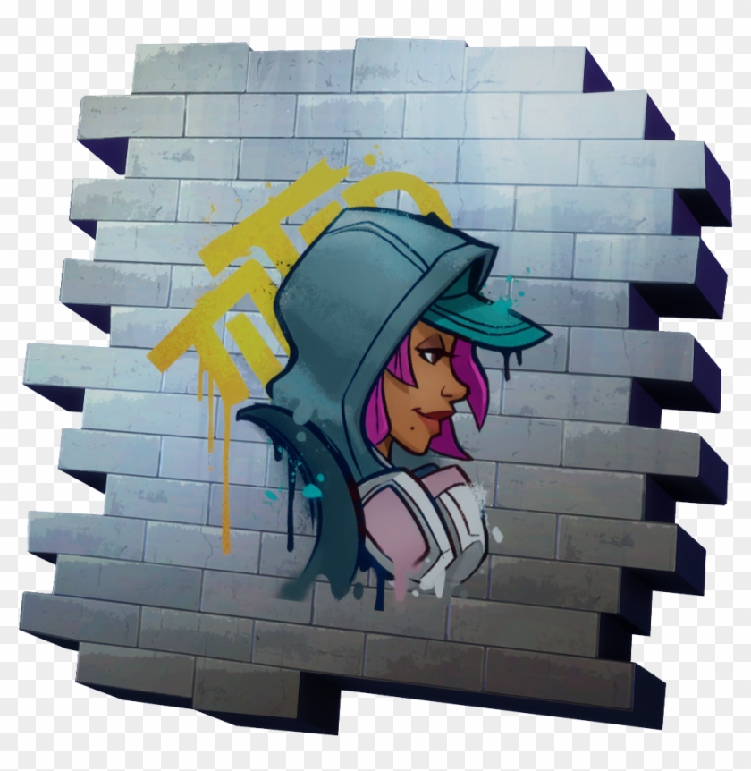 Fortnite Teknique Spray Paint , Png Download - Fortnite Spray Paint Png Clipart #2953999