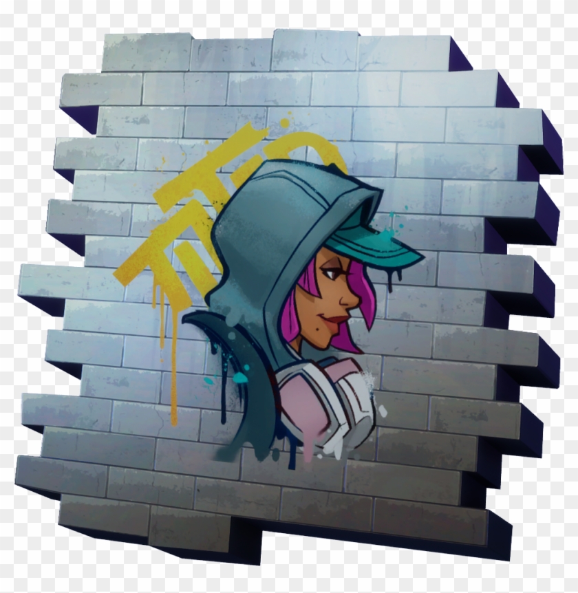 Fortnite Teknique Spray Paint , Png Download - Fortnite Spray Paint Png Clipart