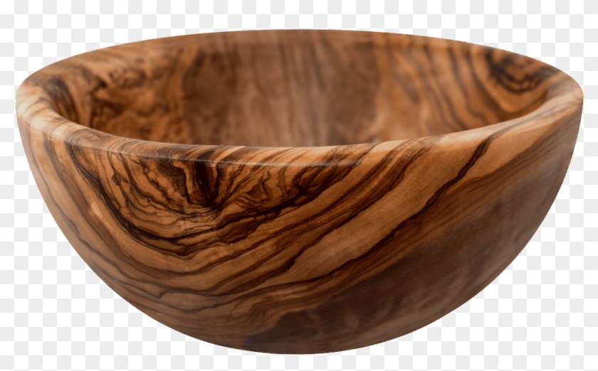 Little Angel Olive Wood Extra Large Bowl - Wooden Bowl Transparent Background Clipart #2954185