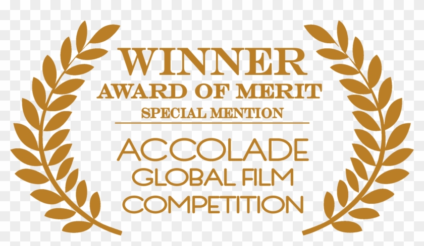 Accolade Merit Words Black Accolade Merit Words Gold - Accolade Global Film Competition Award Of Merit Clipart #2954333