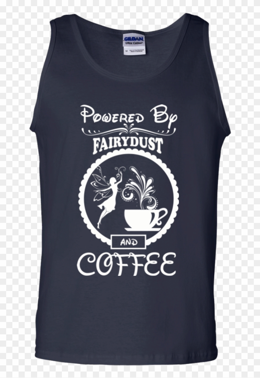 Powered By Fairydust And Coffee T-shirts Customcat - Fairy Silhouette Clipart