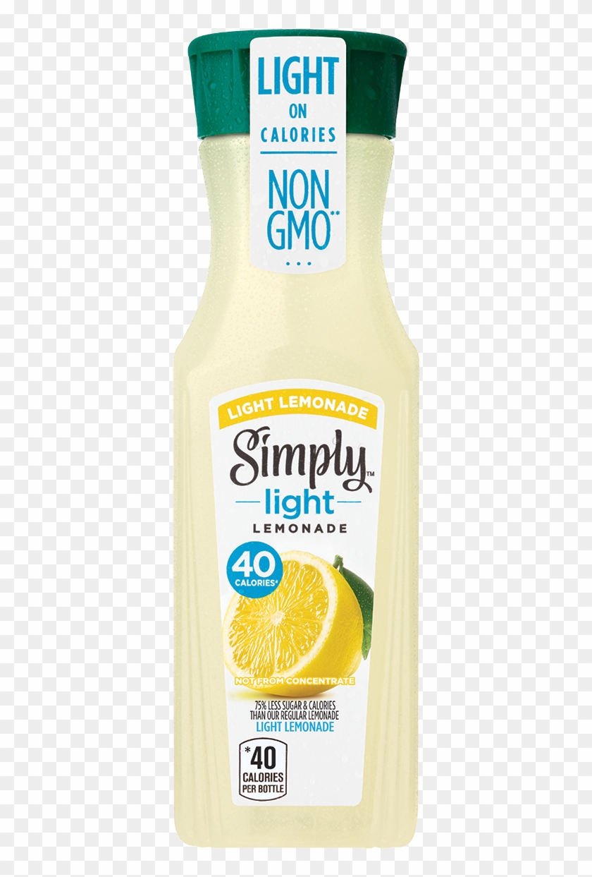 Simply Light Lemonade - Bottle Clipart