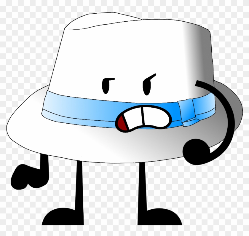 Black And White Download Fedora Clipart Blue - Bfdi Fedora - Png Download