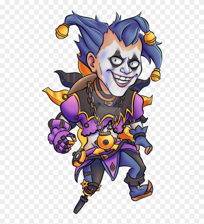 Commisson Skinned By - Junkrat Jester Skin Png Clipart