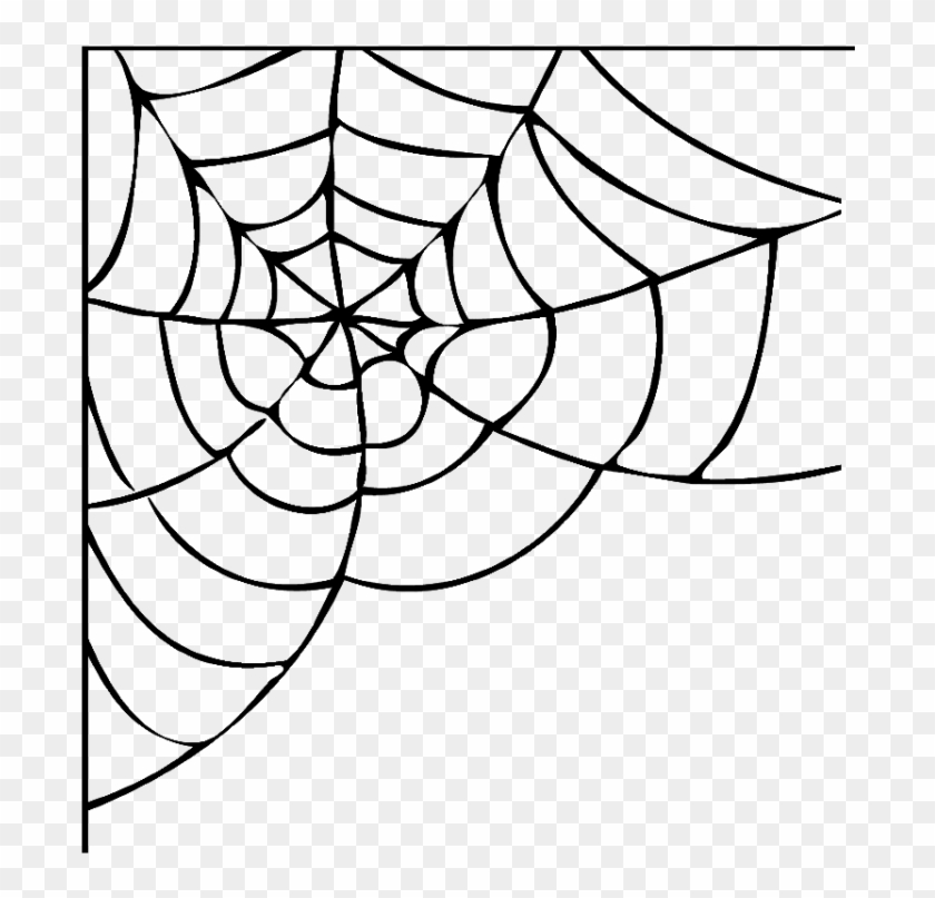 Al Halloween Spider Web Simran Dhaliwal Png Spider - Halloween Spider Web Clipart Transparent Png