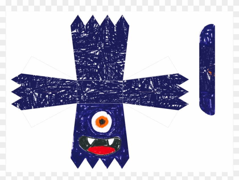 Drawing Staff To Screen And Print Out To Paper Craft - Origami Clipart