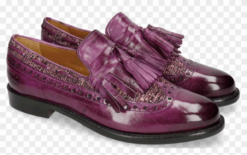 Loafers Selina 3 Eggplant Tex Pixel Fuxia - Melvin Hamilton Selina 6 Clipart #2956783