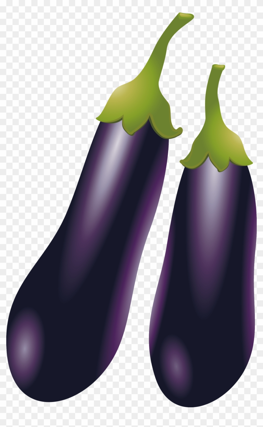 Eggplant Clipart Purple Food - Terung Clipart - Png Download #2956834