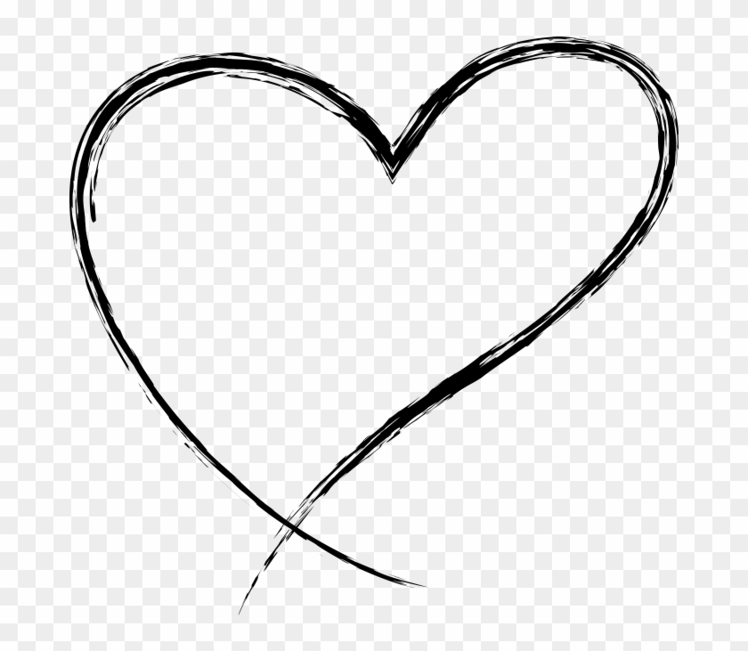 Hand Drawn Heart - Heart Clipart #2957116