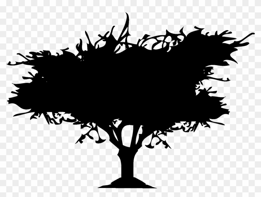 Trees Silhouette 01 Png - Silhouette Clipart