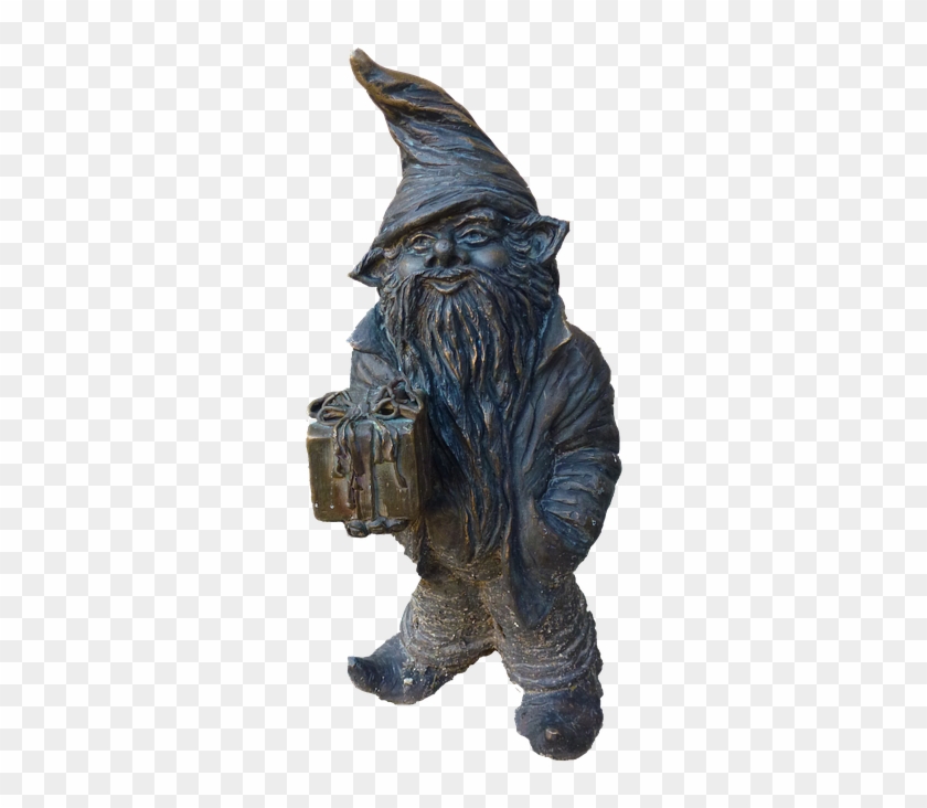 Crafts, Poland, Gnome, Wroclaw, Bronze, Statue Bronze - Garden Gnome Clipart #2957473