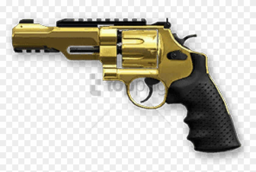 Free Png Gold Revolver Png Png Image With Transparent - Firearm Clipart