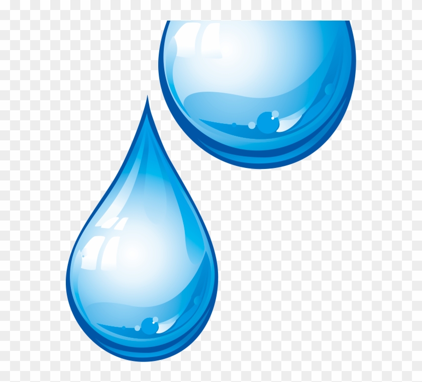 Water, Drop, Transparency And Translucency, Blue, Liquid - Water Droplet Transparent Background Clipart