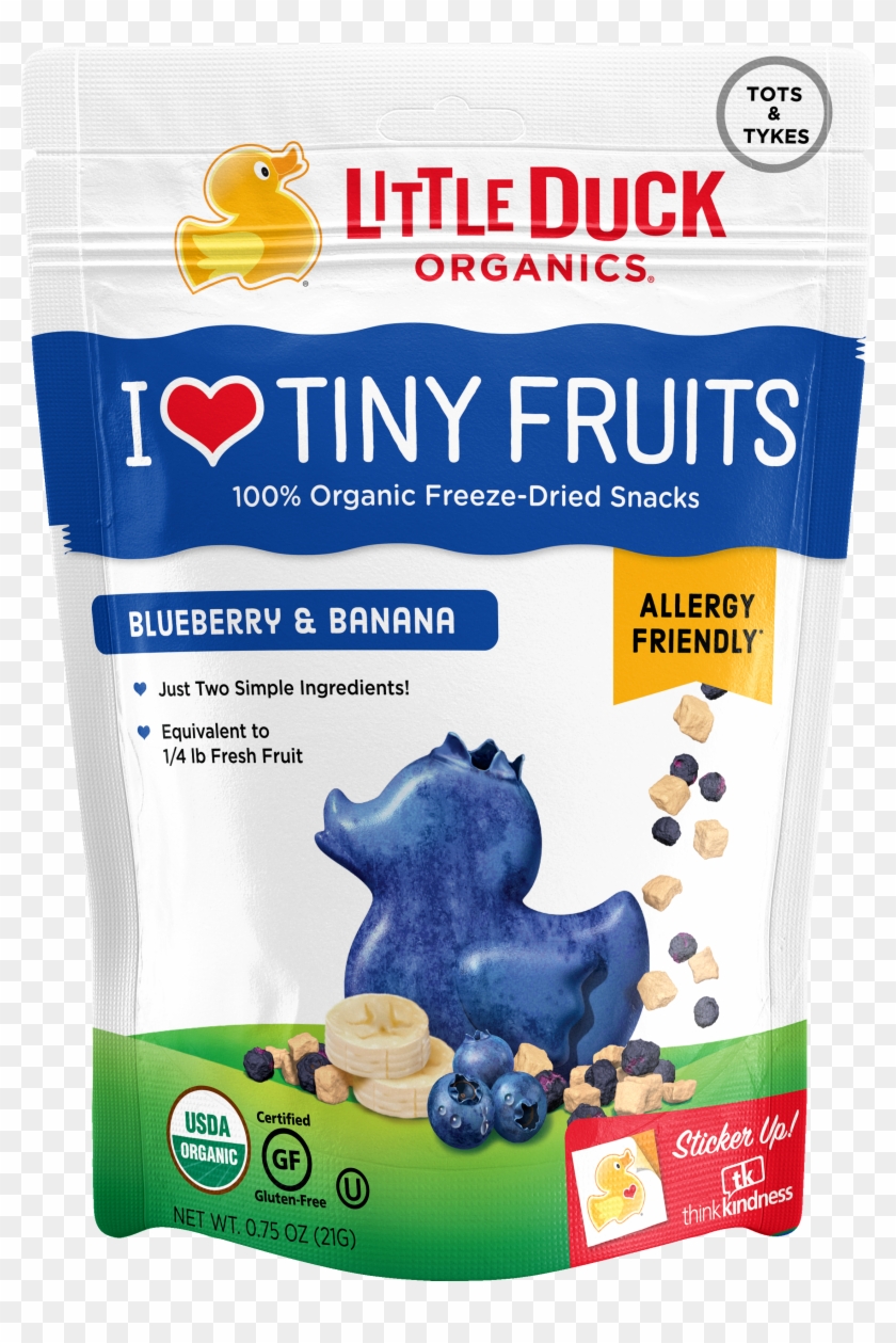 The Fruits Are Diced And Water Is Freeze Zapped Out - Little Duck Organics Tiny Fruits Clipart #2958123