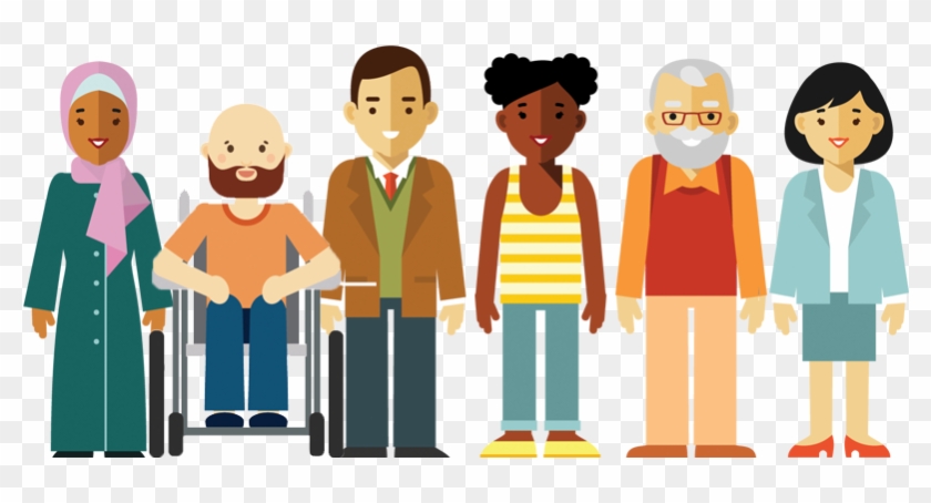 Group Of People Image - People Cartoon Transparent Background Clipart #2958164